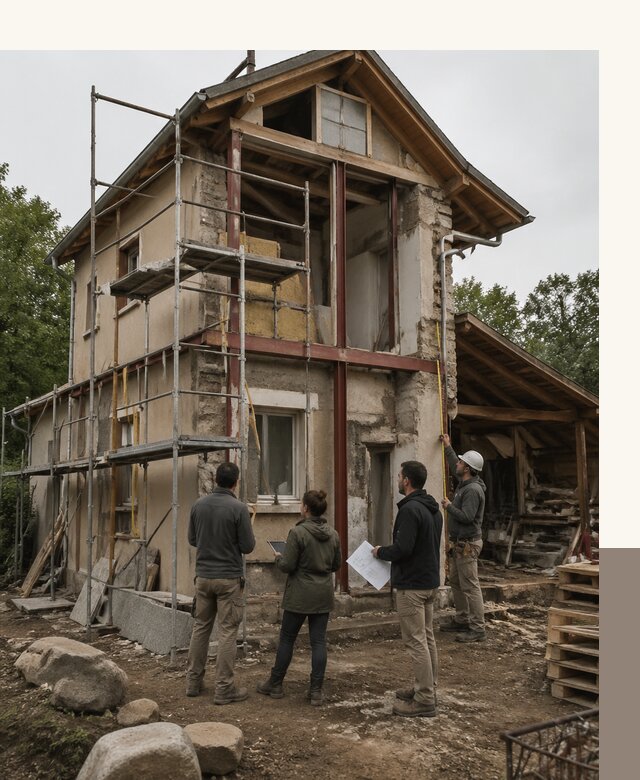 Реконструкция загородного дома под ключ в Выксе от бюро