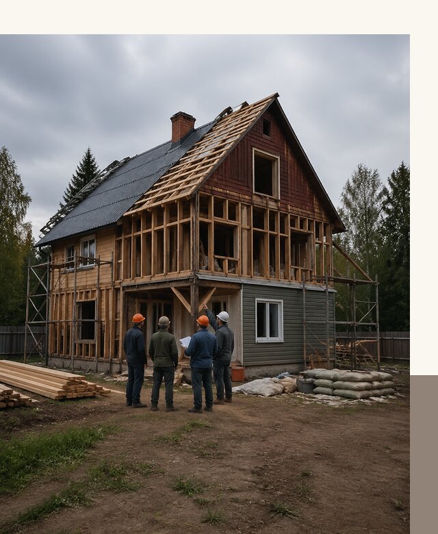 Реконструкция дачного дома в Выксе под ключ с проектом